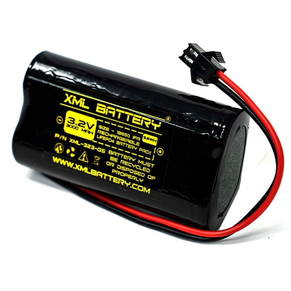 Batería XML (1 unidad) 3,2 V 3000 mAh GS-97F-GE GS-97N GS-104 GS-103 GS-94 batería LIFEPO4 para luces solares exteriores