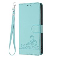 Funda Tipo Cartera Foxdock Para Xiaomi Poco M6 Pro 4G Con Soporte, Ranuras, Rfid, Diseño De Gato