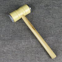 Genérico - Martillo De Carne Doble Cara Mango Madera Mazo De Carne