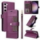 thumbnail image 1 of FOXDOCK Funda tipo Cartera para Samsung Galaxy S23 – Cubierta de Cuero PU con Múltiples Ranuras, Bolsillo para Efectivo y Correa de Muñeca, 1 of 6