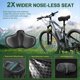 thumbnail image 2 of Asiento de bicicleta Gineoo Noseless de espuma viscoelástica sobredimensionada y cómoda, 2 of 7