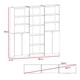 thumbnail image 5 of Estante 2 Unidades De 2 Puertas + Estante 5 Repisas Wengue, 5 of 7