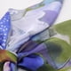 thumbnail image 4 of Pañuelo tipo seda 70 x 70 estampado floral con libélulas elegante azul Talla Única, 4 of 4