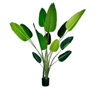 Arbusto Real - Planta Artificial Ave Del Paraíso 180 Cm. Premium.