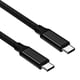 thumbnail image 1 of Cable USB C a USB C, cable USB-C 3.2 Gen 2 de 3 m, cable USB C 4K UHD de 20 Gbps, cable de carga rápida PD de 100 W para Thunderbolt 3, Oculus Quest, MacBook Pro, iPad Pro, Galaxy S23, nailon trenzado, 1 of 7