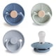 thumbnail image 1 of [ Chupete FRIGG SilkySoft de Silicona Paquete de 4 Libre de BPA 0-6 Meses ], 1 of 6