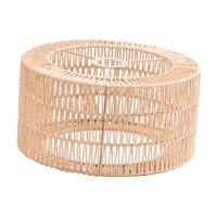 Magideal - Pantalla De Cuerda De Papel, Protector De Bombilla, Pantalla Bohemia Clásica, Pantalla De Lámpara Tejida Para Dormitorio, Granja, Casa De Té, , Grande