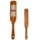 thumbnail image 1 of Juego de 2 utensilios de cocina de madera, utensilios de madera para cocinar, remover, mezclar y servir., 1 of 5