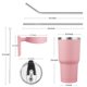 thumbnail image 3 of Tumbler BJPKPK de 900 ml con asa, tapa y popote de acero inoxidable, 3 of 7
