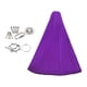 thumbnail image 3 of Hamaca Con Columpio Para Niños, Silla Con Columpio Antivuelco Para Balcón, Patio Interior Y Exterior, Color Morado, 3 of 5