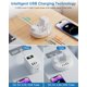 thumbnail image 4 of Adaptador de viaje del Reino Unido a EE. UU., con 3 salidas, 4 puertos USB, 24 W, 13 A., 4 of 7
