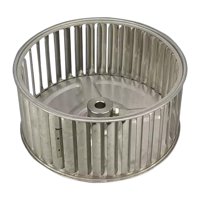 Magideal - Reemplazo De Rueda De Ventilador Resistente A Temperaturas, Fácil De Instalar, Accesorios De Cocina Resistentes Para El Impulsor De La Rueda Del 5 Pulgadas