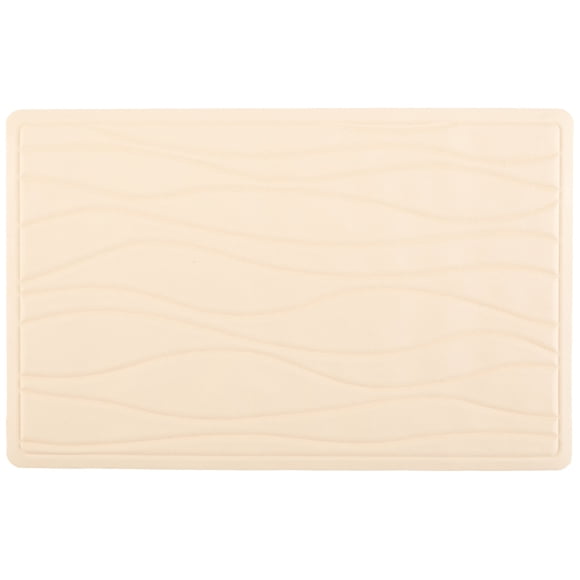 Alfombra de goma para bañera Carnation Home Fashions Bone, 33 x 52 cm