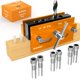 thumbnail image 1 of Kit de plantillas para tacos BLEKOO, autocentrantes, con 6 casquillos de guía de perforación, 1 of 7