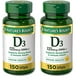 thumbnail image 1 of Suplemento Nature's Bounty de vitamina D3, 5000 UI, 150 cápsulas blandas, 1 of 3