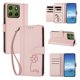 thumbnail image 2 of Funda Cartera Trébol para Motorola Edge 70 5G con Ranuras Tarjetas y Carga Inalámbrica Rosa, 2 of 6