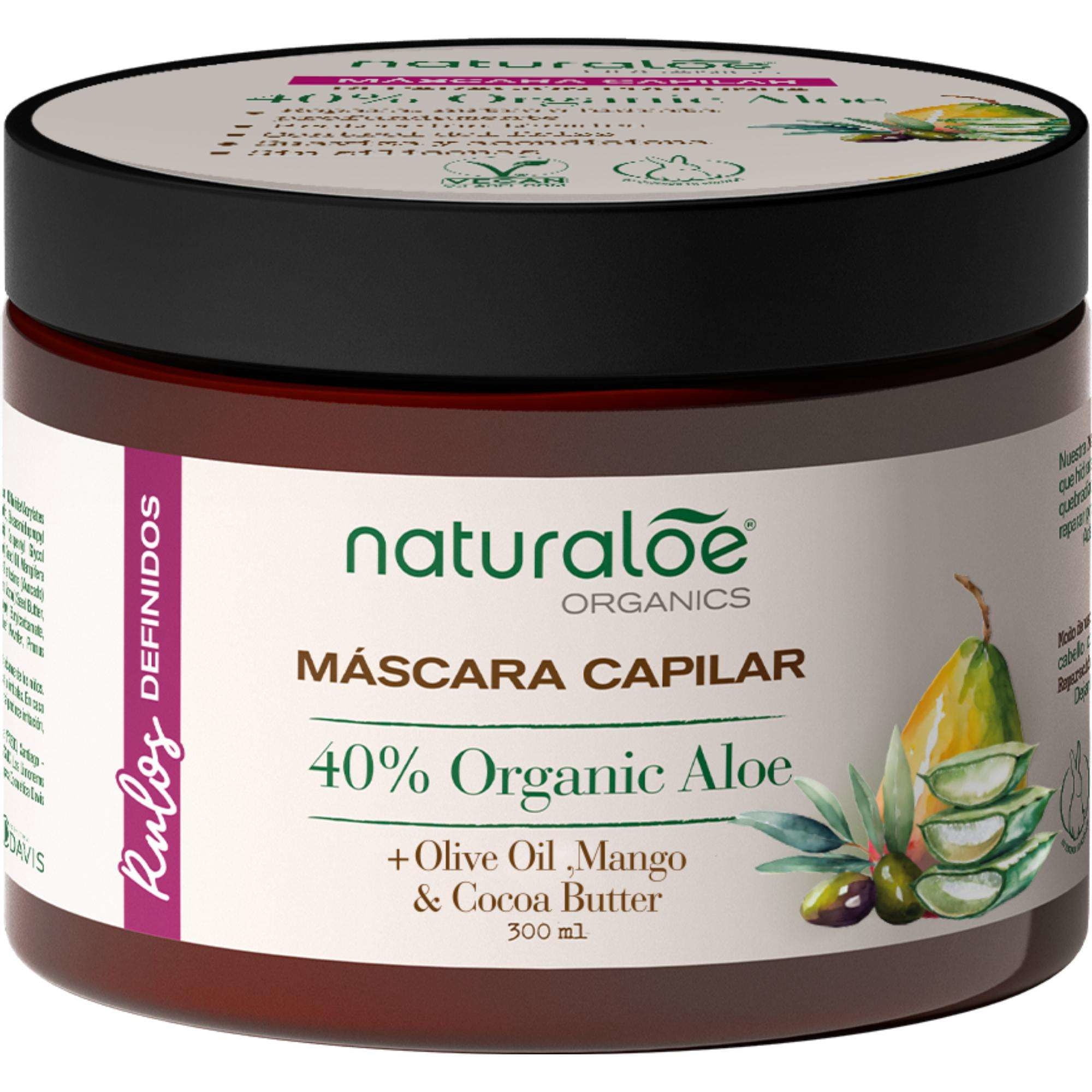 Mascarilla Para El Cabello Naturaloe Rulos Definidos