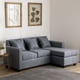 thumbnail image 1 of Seccional Charlotte 3.1 Intercambiable Tela Gris, 1 of 8