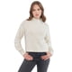 thumbnail image 1 of Sweater Mujer Lentejuelas Ecru Corona, 1 of 5