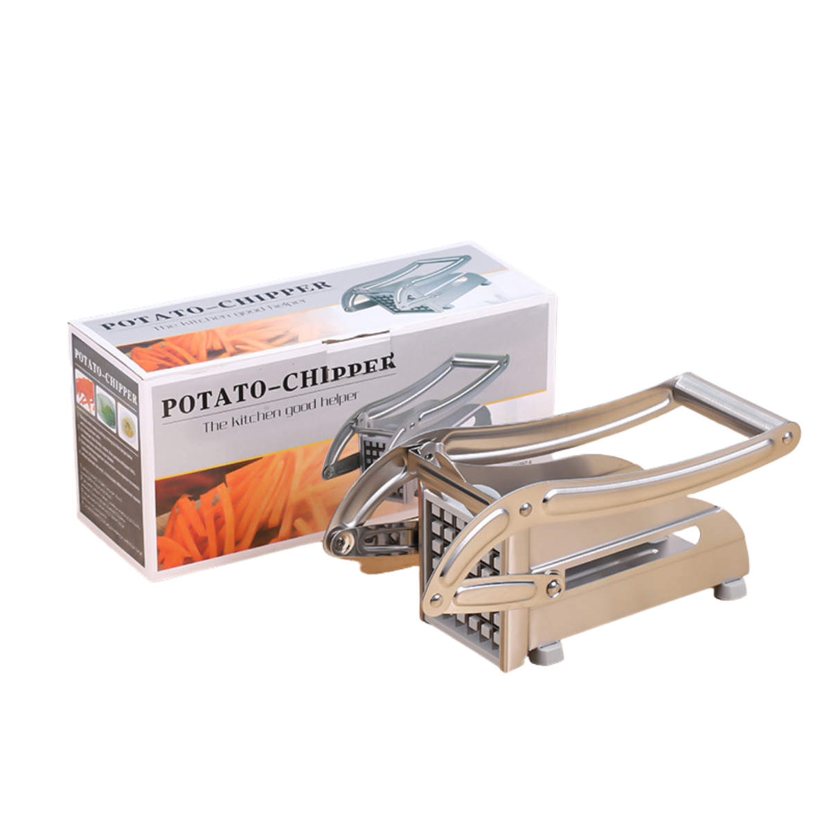 Genérico - Cortador De Papas Fritas De Acero Inoxidable