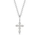 thumbnail image 1 of Collar HESHPAWS Cruz S925 Plata con Piedra de Nacimiento Rosa Mujer, 1 of 3