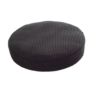 Bothyi - Taburete Elástico Funda De Fibra De Poliéster Lavable Redonda Para Silla Elevadora Hogar Negro