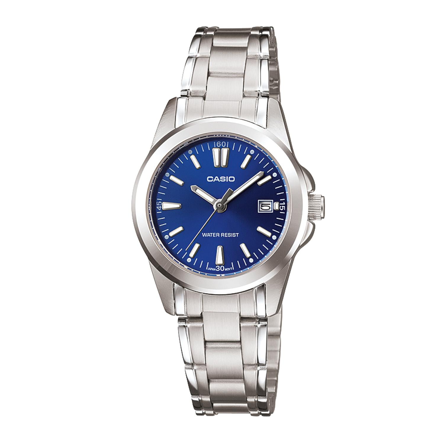 Reloj Casio Ltp-1215a-2a2df Acero Mujer Plateado Plateado
