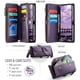 thumbnail image 2 of CaseMe Funda de Cuero para Samsung Galaxy S26 Ultra 5G con Billetera [Bloqueo RFID] con Ranura para Billetes con Zíper y 10 Tarjeteros, Funda de Cuero PU Suave con Correa Magnética para el Hombro y l, 2 of 9