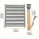 thumbnail image 1 of 1pc Stainless Steel Rolling Sausage Rack, Sausage Roller, Sausage Roller Rack, Detachable Roasted Sausage Rack, Rolling Outdoor Barbecue Grill With Long Wooden Handle, Barbecue Tools, BBQ Accessories,, 1 of 4