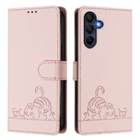Funda Tipo Cartera Foxdock Para Samsung Galaxy A26 Con Soporte, Ranuras, Rfid, Diseño De Gato