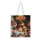 thumbnail image 1 of Max & the Midknights Bolso de tela con estampado de lienzo para mujer, bolsa de compras reutilizable y estética, con cremallera interior, regalo para mujer, 35 × 40 cm., 1 of 6