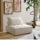 thumbnail image 2 of Juego 2 Sofa Modular Individual 85x85x70cm Alta Elasticidad Color Beige Diseño De La Tela Rayado, 2 of 7