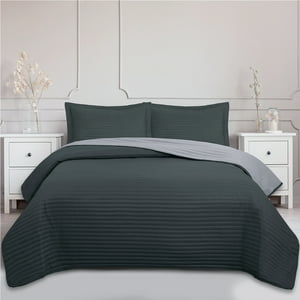 Quilt Andes Bicolor Gris