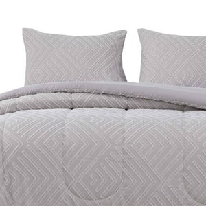 Hebra - Plumon Jacquard King Flechas Gris
