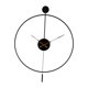 thumbnail image 5 of Reloj De Pared Precisa Decoración Del Hogar Creativo Reloj Para Oficina Cafetería Dormitorio 50cm Negro, 5 of 5