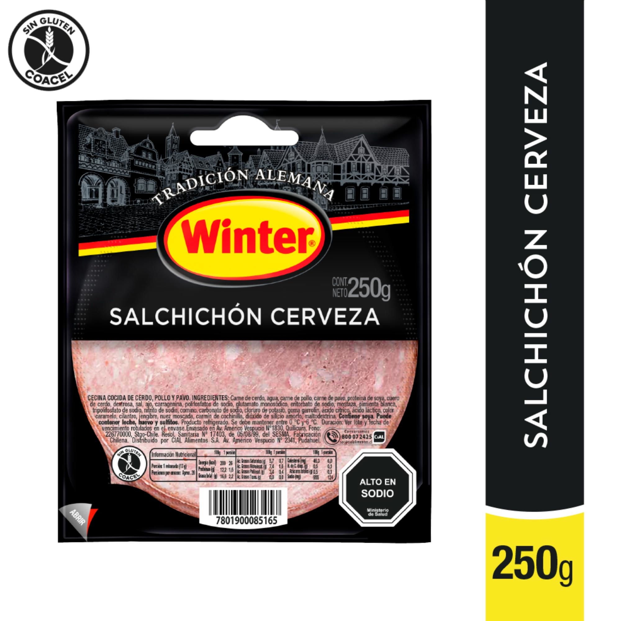 Salchichón Cerveza 250 g Winter