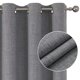 thumbnail image 2 of Cortinas separadoras de ambientes Blackout Joydeco, color gris claro, 70 x 240 cm, 2 of 6