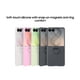 thumbnail image 2 of Funda de silicona para Samsung Galaxy Z Flip8 con anillo y imanes – color crema, 2 of 2