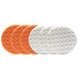 thumbnail image 1 of Almohadillas de espuma Lake Country 14 cm blanco y naranja, paquete de 6, 1 of 6