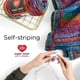 thumbnail image 3 of Caja de lápices de colores Yarn Red Heart Super Saver Bitty Stripe 283 g x2, 3 of 8