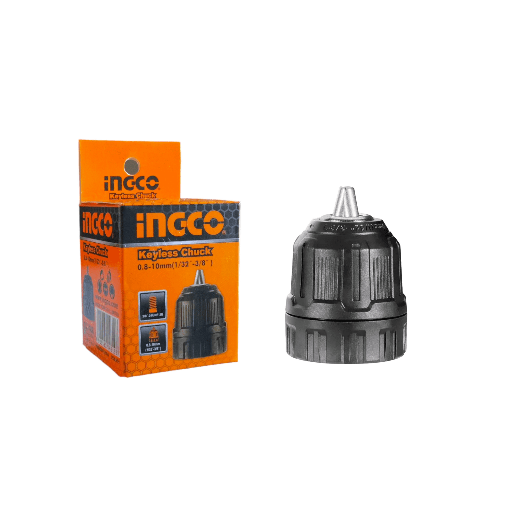 Mandril Porta Broca Para Taladro Ingco 12v 0.8-10 Mm Kcl1008