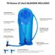 thumbnail image 4 of Mochila de hidratación Unigear con bolsa de agua de 2 litros, color rojo, 4 of 7