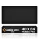 thumbnail image 1 of Mouse Pad Gamer Boss Mega 48 x 24 cm, 4 mm de grosor, negro, 1 of 7