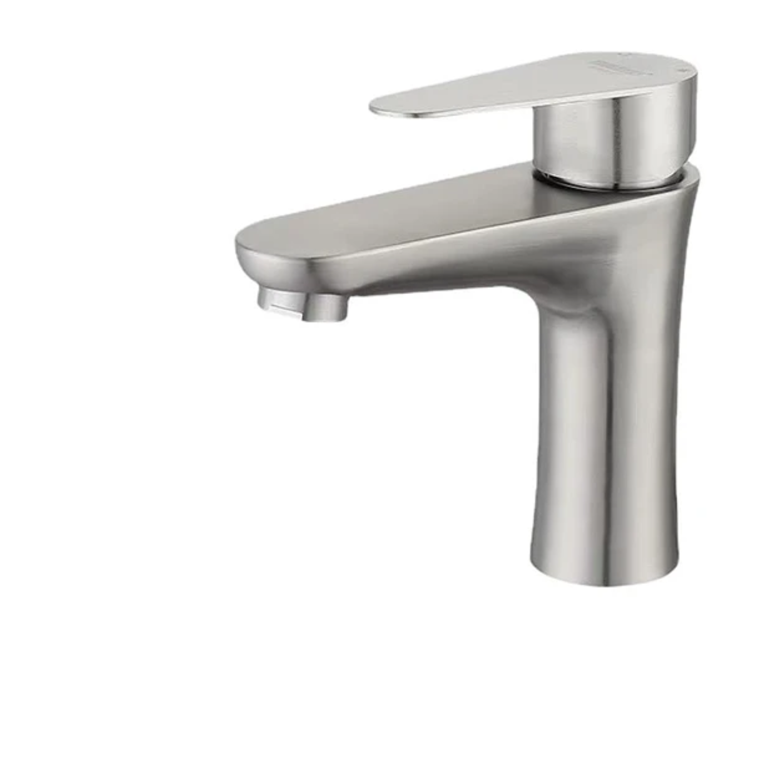 Crusec - Grifo De Baño Mezclador Una Sola Manija Acero Inoxidable