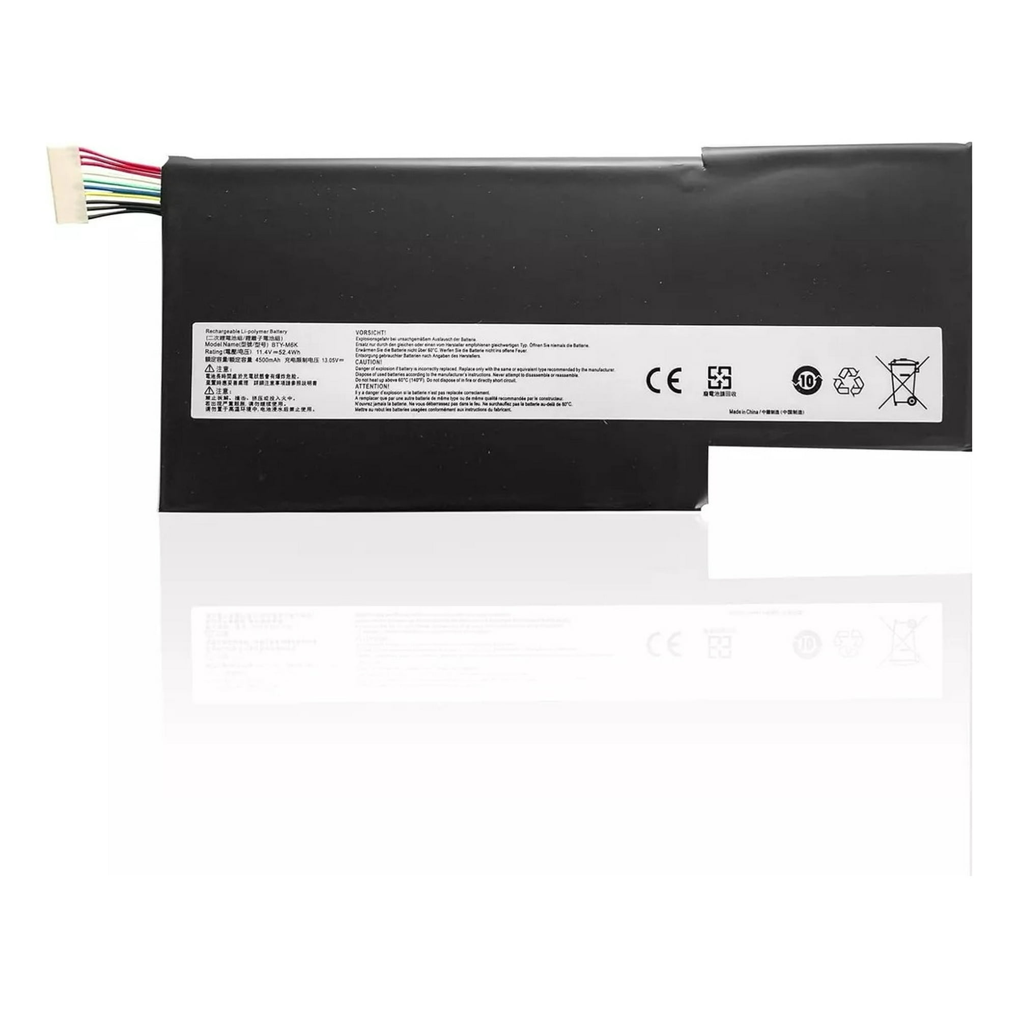 Genérico - Batería (bty-m6k) Para Notebook Gf63 Thin 9scxr Series