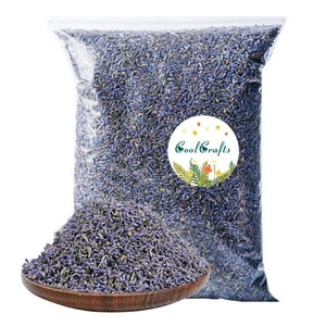 Flores Secas De Lavanda Coolcrafts, 1 Kg, Para Bolsitas De Boda
