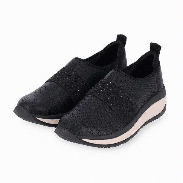 Zapatilla Nadine Glitter Negro Piccadilly