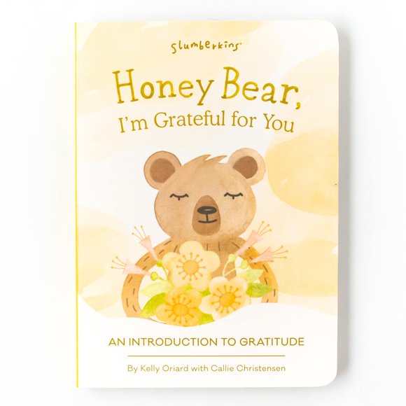 Libro de cartón Slumberkins Honey Bear Estoy agradecido por ti