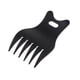 thumbnail image 1 of Peine para cabello graso de dientes anchos de plástico profesional que peina los peines para levantar el cabello de color negro, 1 of 5