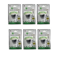 Green E - Ampolleta Led Gu10 / Luz Cálida 5W / Pack 6 Unidades